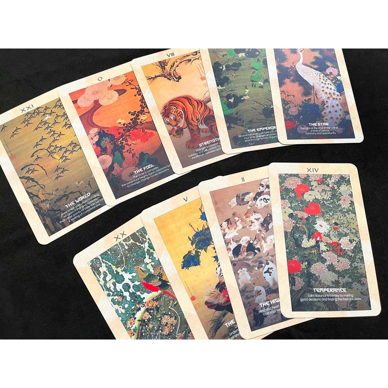 Tarot Card Divination Ito Jakuchu Tarot (Large Arcana Only, 22