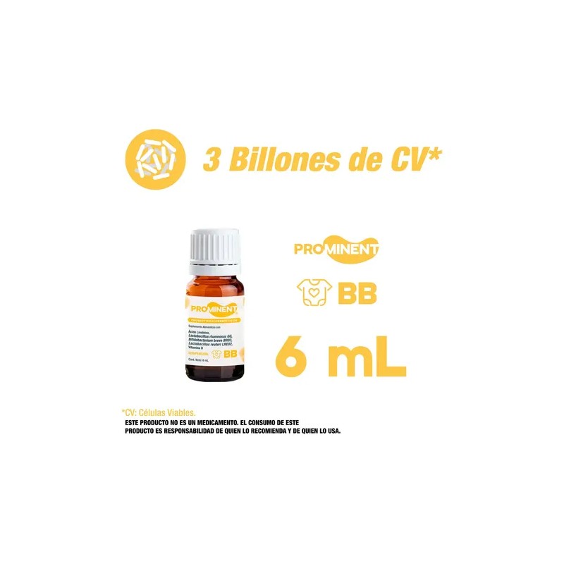 Probióticos Para Bebe En Gotas Con Vitamina D Prominent Bb