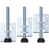 DDHOMIN 4 PCS Heavy Duty Adjustable Leveling Feet Furniture Legs