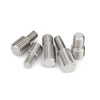 5pcs 304 Stainless Steel Adapter Male to Male Converter Double