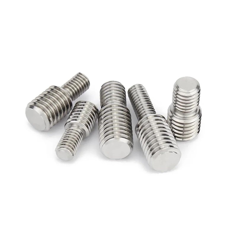 5pcs 304 Stainless Steel Adapter Male to Male Converter Double