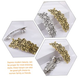 Healeved 6pcs Vintage Flower Hair Clips for Women Spring Barrettes for Parties Weddings and Everyday Styling Unique Hair Accessories Antique
