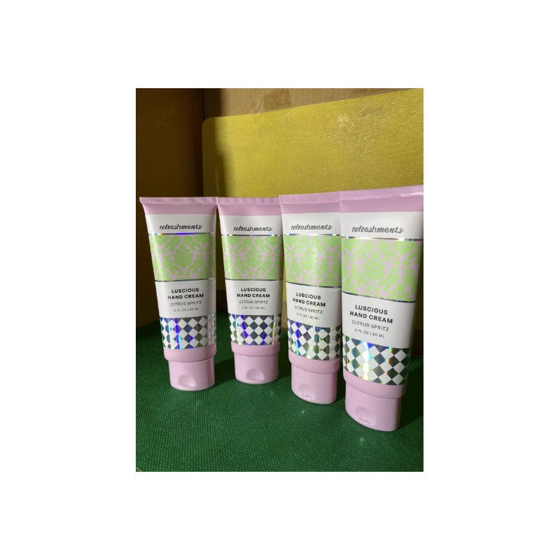 Lot of 4 Refreshments Luscious Hand Cream NewSealed MadeInCanada 2