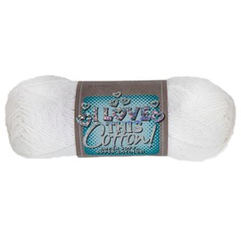 I Love This Cotton Medium Yarn for Crocheting & Knitting – Soft Yarn Skein – 180 Yards of 100% Cotton Yarn for Crocheting Blankets, Hats, & More – DIY Handcrafting Accessories