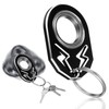 Tyqour Fidget Keychain, Metal Key Chain Hooks Portable Keyring Spinner