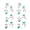 Melrose Holly Leaves and Gem Christmas Garlands - 5.5' -