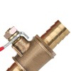 Dapetz ® Brass Ball Valve 10mm Red Lever Inline Hose