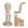 Relaxdays Wooden Mannequin Wooden Drawing Craft Moving Model Doll Artist