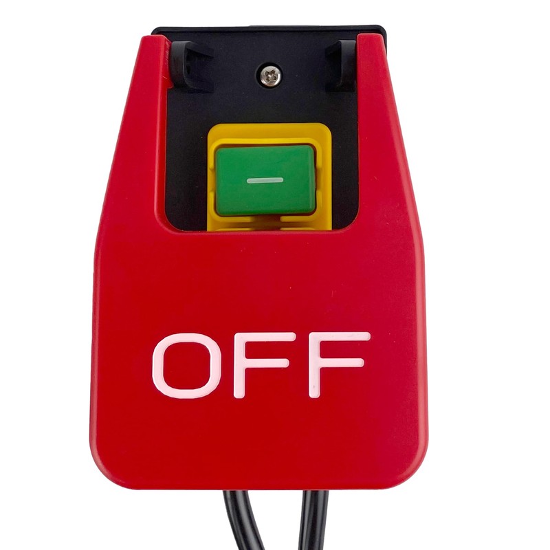 WELDINGER Emergency Stop Switch for Machines Machine Switch with Socket