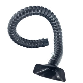 50mm OD Articulated Hose 3ft (1m) Long Air Extractor Flexible Duct Collector Arm with Hood for Laboratory Laser Engraver Soldering Fume Welding Marking Round Nozzle with Valve