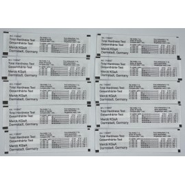 Medasa Water Hardness Test Strips Individually Packed and Sealed Result in °dH Total Hardness Test Limescale Test Water Hardness Test Sticks (10)