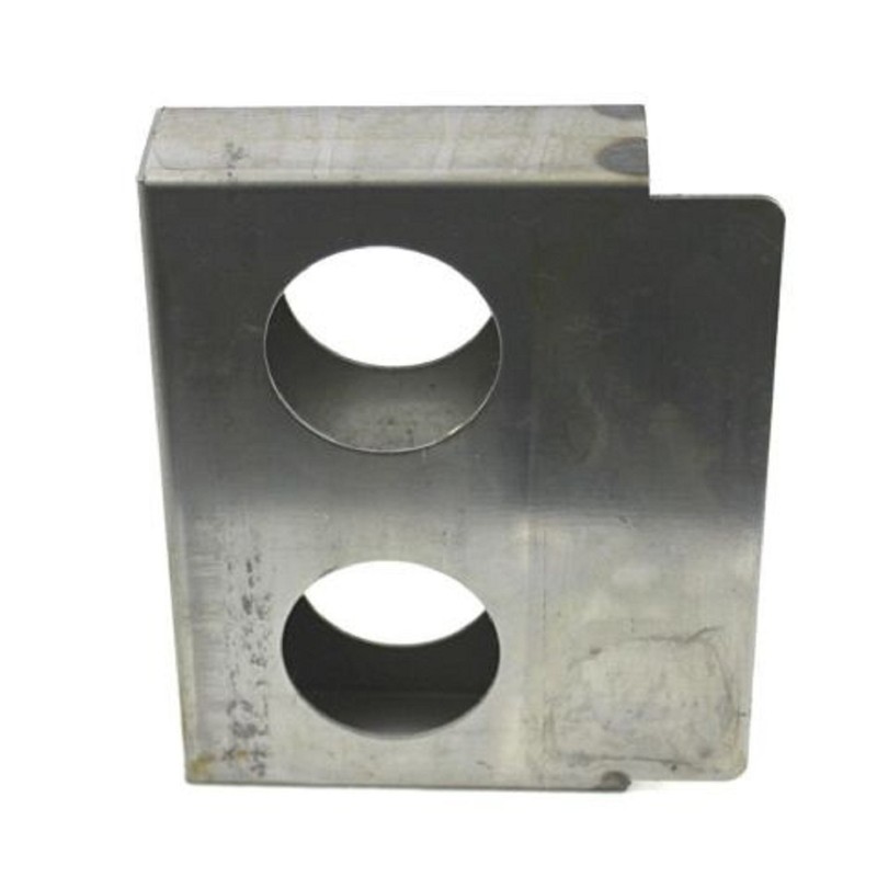 USA Premium Store Gate Lockbox Double Hole Weldable Steel 6