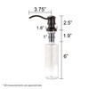 Luxier SC05-TO Countertop Deck-Mount Metal Soap and Lotion Dispenser in