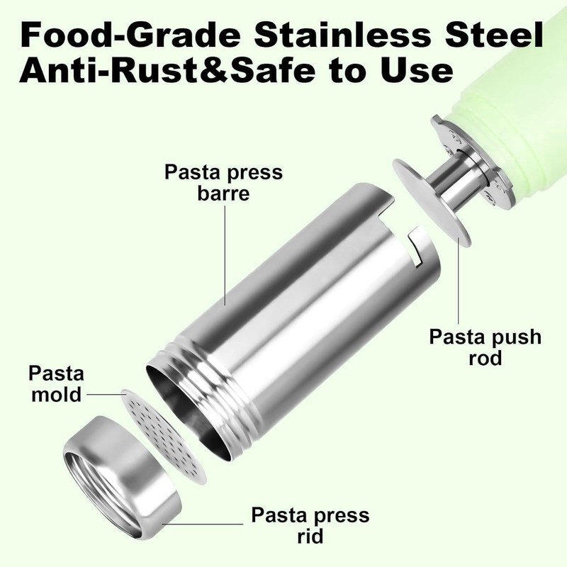 Nanhent Electric Handheld Pasta Machine, Noodle Maker, Sausage Stuffer, Automatic