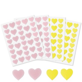 LuckyOpt 160 Stück Pickel Patches, Star-förmigen Anti Pickel Patches, Bunte Pickel Pflaster Hydrocolloid Patches für Gesichtspflege, 3 Größe (Liebe)