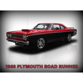 1968 Plymouth Road Runner Metal Sign: 12x16" & Ships Free