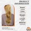 Ponytail Extension Drawstring Ponytail for Quick and Easy Hairstyling Golden