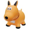 Farm Hoppers Award Winning Inflatable Bouncing Yellow Dog with Pump