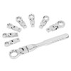 9Pcs Interchangeable Ratchet Wrench Chromium Vanadium Steel Box Wrench Set