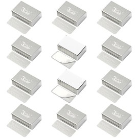 Jiayi Magnetic Cabinet Door Catches Adhesive 12 Pack Magnetic Door Latch Small Cabinet Magnetic Catch Stainless Steel Kitchen Magnetic Latch for Cupboard Closure Closet Door Closing for Drawer