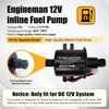 Universal Electric Fuel Pump Kit 12V 3-6 PSI Low Pressure