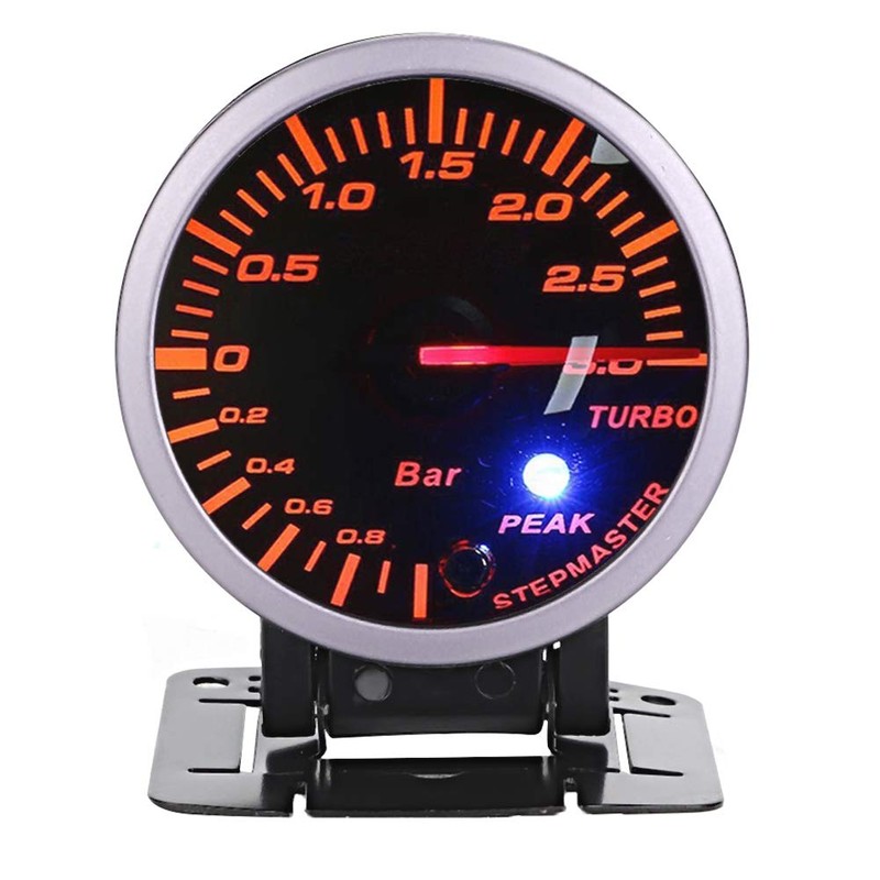 Turbo Boost Gauge, DC12V 2.5 Inch 60 mm 3.0 Bar