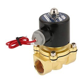 Solenoid Valve, 110V AC PT3/4 Thread Normally Closed 2 Port Control Switch Solenoid Valve for Air Water Oil Low Viscosity Fluid