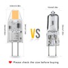 YUIIP No Flicker Led G4 Bulb Bi-Pin Base 2700K Warm