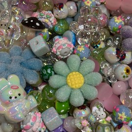 Beads By Color for Beadable Pen - DIY Mixed Beads for Crafting and Writing - High-Quality Bead Mixes - Sizes 12-20mm - Perfect for Creative Projects:_Bunny_Small 150ML