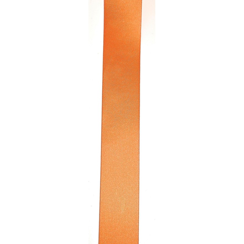 Ribbon Satin 40 MM x 25 M Sheer Ribbon, ORANGE