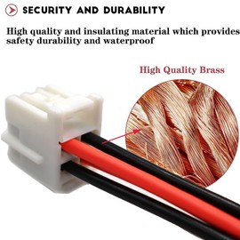 Blower Motor Resistor Pigtail Connector Compatible with Toyota Tacoma 2005-2017 - Parts 82141-04Q80