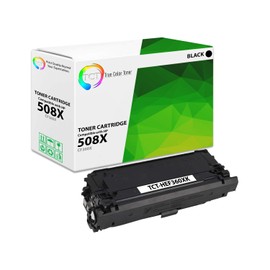 TCT 508X Black Toner Cartridge - Premium Compatible Replacement for HP 508X CF360X High Yield Works with HP Color Laserjet Enterprise M552 M553 MFP M577 Printers (12,500 Pages)
