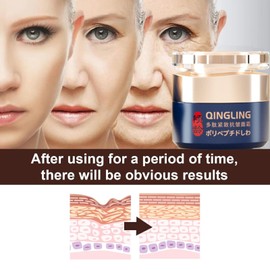 Qingling Wrinkle Removal Cream, Qingling Polypeptide Anti-Wrinkle Cream, Qingling Face Cream, Qinglin Wrinkle Remover Cream for Face (2PCS)