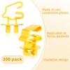 Geiserailie 200 Pcs T Post Insulators Shorter Insulators Wire Standard