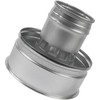 Vent Systems 4" Inch Round Roof Vent Cap – Galvanized
