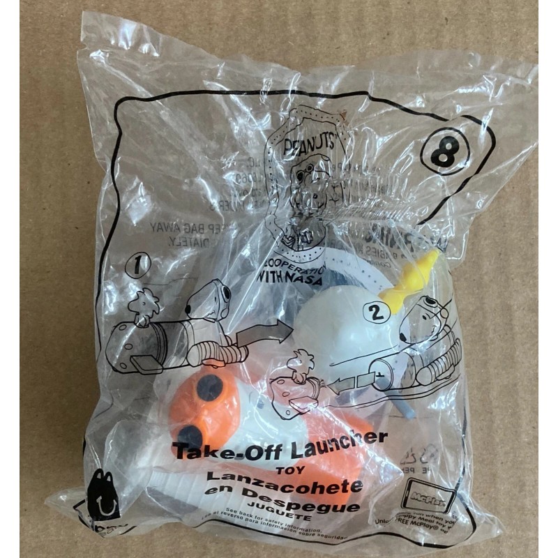 McDonald's Happy Meal Toy Peanuts #8 TAKE OFF LAUNCHER NEW