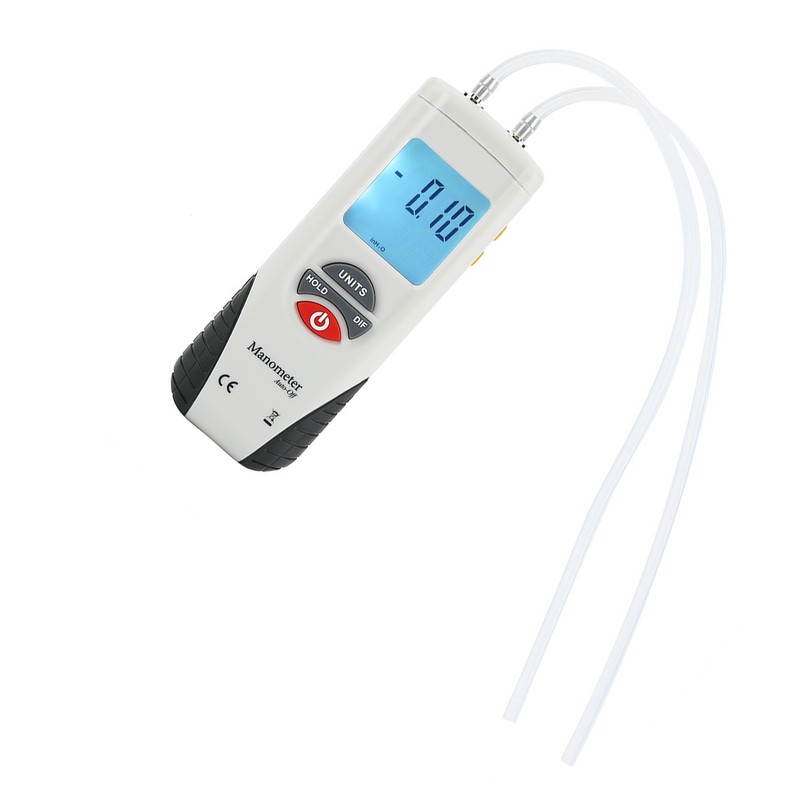 HT‑1890 Handheld Digital Manometer Differential Gauge Air Pressure Meter 11