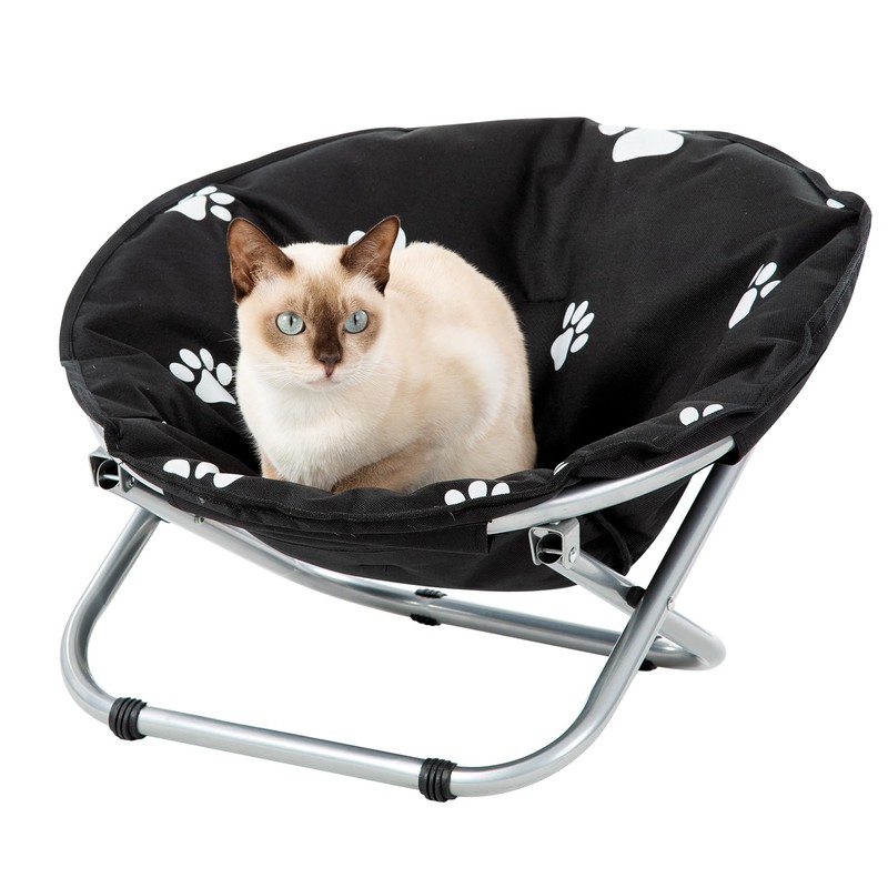 Etna Products Round Pet Bed: Comfortable Elevated Cat Bed with