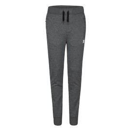 Hurley Boy's Soft Knit Jogger Pants, Dark Grey, M