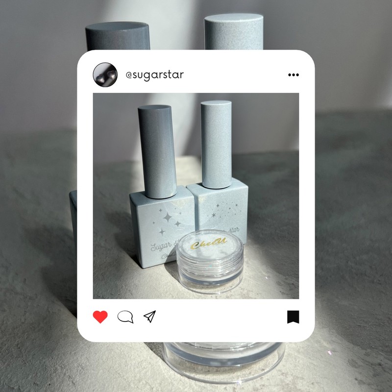 cure Healing Sugar Star Glitter Gel 3-piece set / 치유