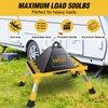 Nilight RV Step Stool Portable Folding Aluminum Platform Steps with