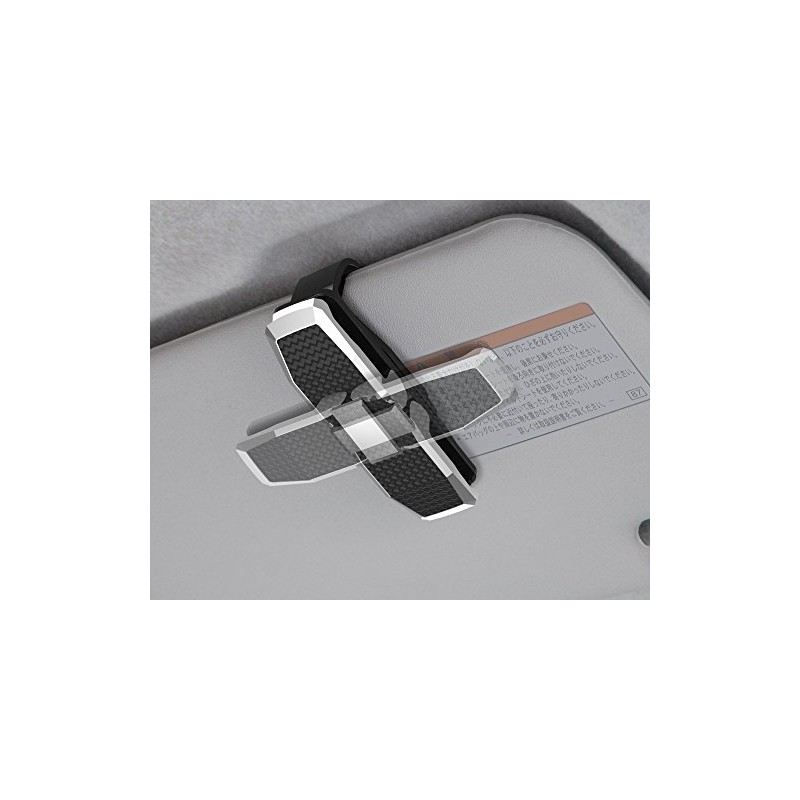 星光産業 車内用品 EXEA(エクセア) サングラスホルダー サングラスホルダーツイン カーボン EC-160