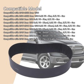 28274888 Electric Power Steering Drive Belt, Electric Power Steering EPS Rack and Pinion Gear Belt Compatible with Dodge for Ram 1500 2013 2014 2015 2016 2017 2018 2019 2020 2021 2022