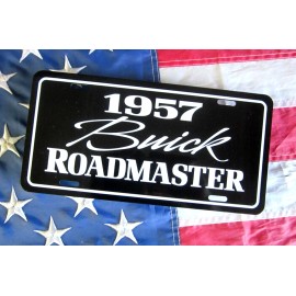 1957 Buick Roadmaster license plate car tag 57 Road Master riviera skylark