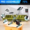 Lightweight Exercise Bike Portable Stationary Bikes for Small Space, Foldable
