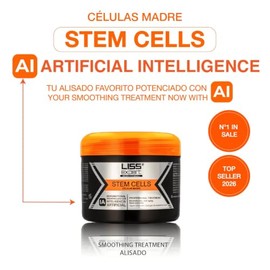 Liss Expert Professional Tratamiento Alisador Con Células Madre Liss Expert – Keratina Orgánica Y Aceite De Argán – Nanoplastia Para Una Reparación Y 