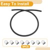 X AUTOHAUX 1/8" Fuel Line Kit 3.05ft Vacuum Hose Automotive