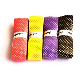 mike Tennis Racket Grip Series-Classic -Perforated Super Absorbent-Ultra Cushion Replacement Tennis Grip for Badminton,Squash, Baseball, Table Tennis,Bike and More Pack 4