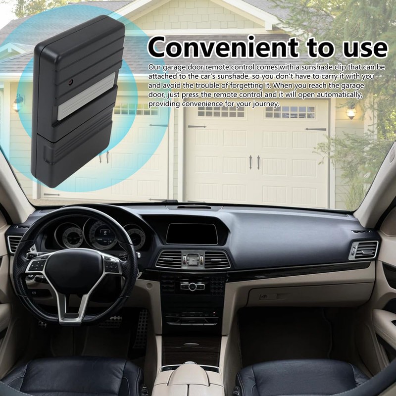 Compatible for Genie 9/12 Dip Switch Garage Door Opener Remote,