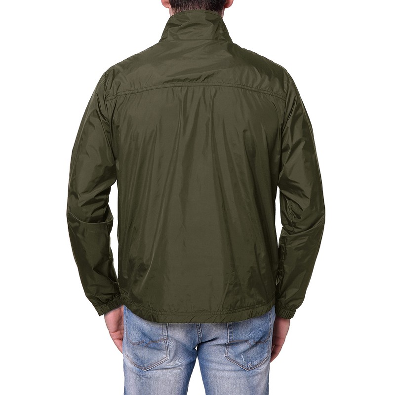 TRAILSIDE SUPPLY CO. Mens Windbreaker Jackets Lightweight Packable Jacket,Windproof and